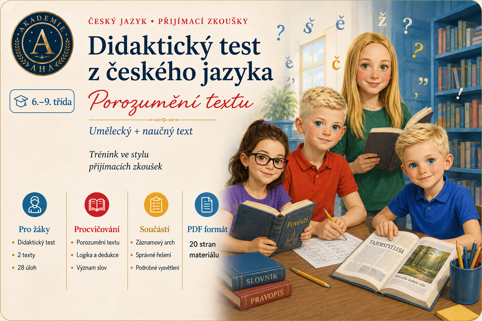 Přijímací zkoušky – Český jazyk