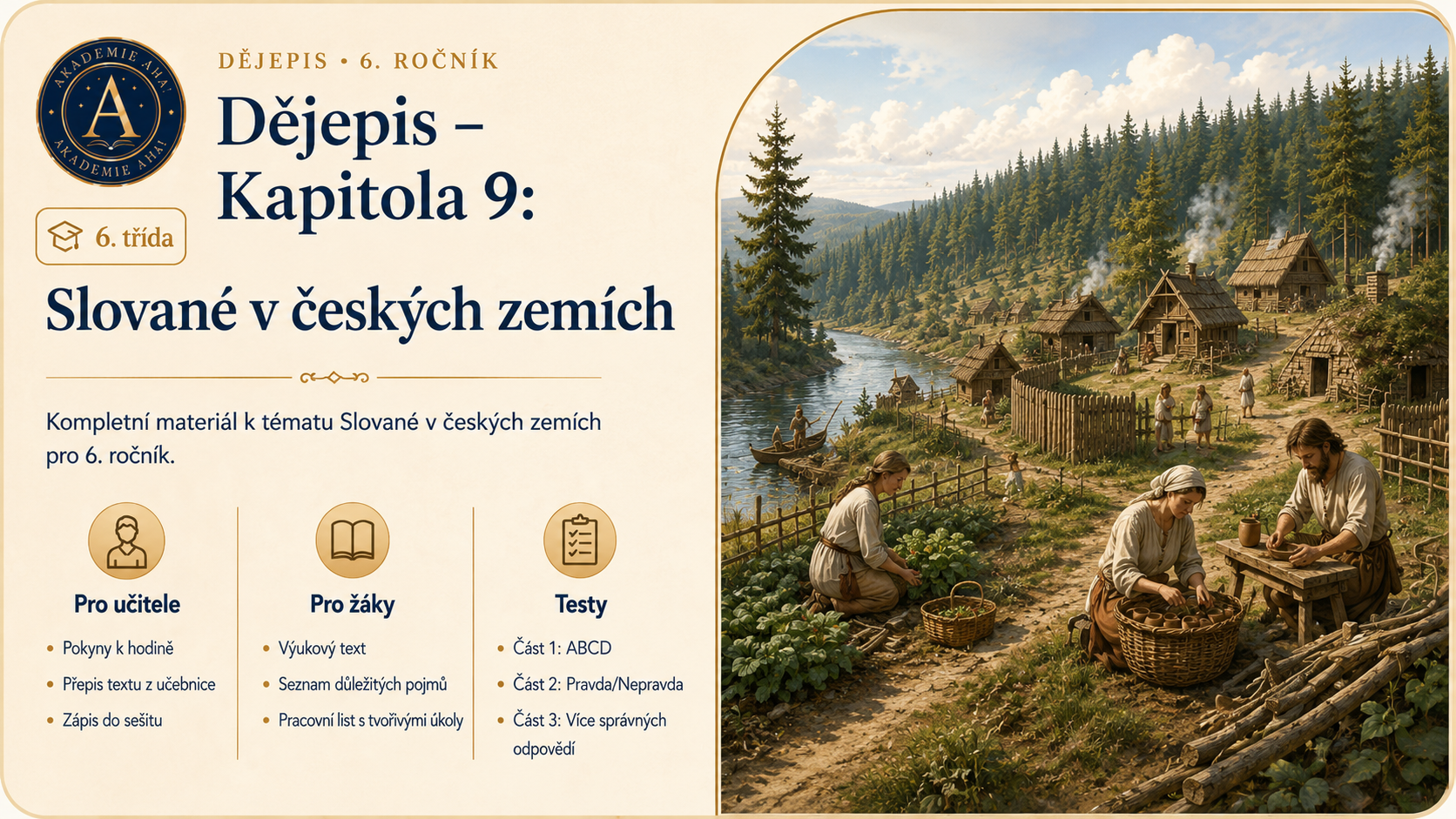 Dějepis – Kapitola 9: Slované v českých zemích