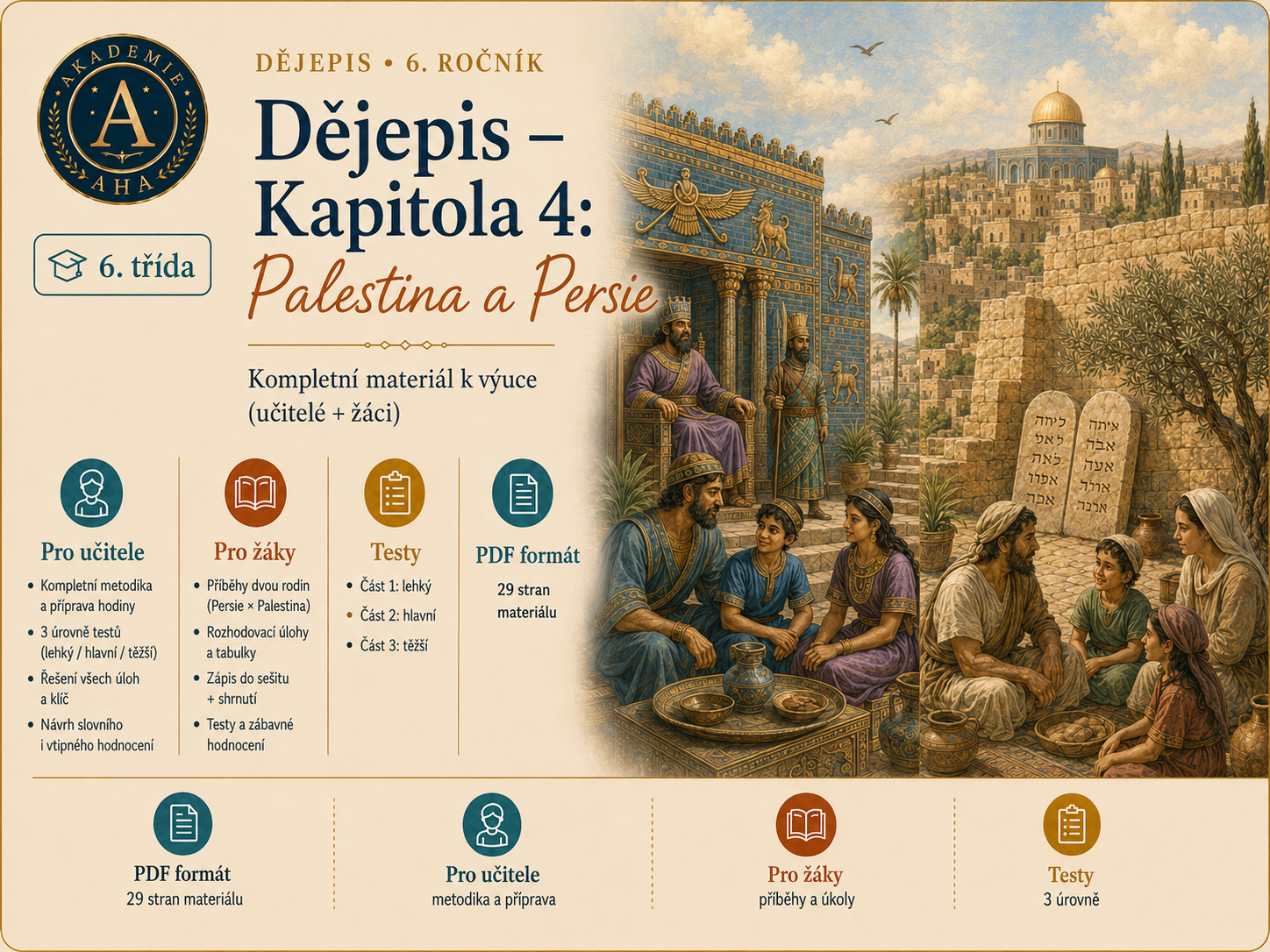 Dějepis – Starověk – Kapitola 4: Palestina a Persie