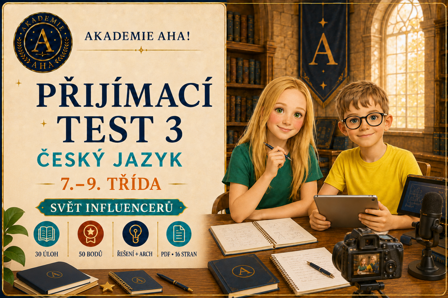Přijímací test 3 – český jazyk