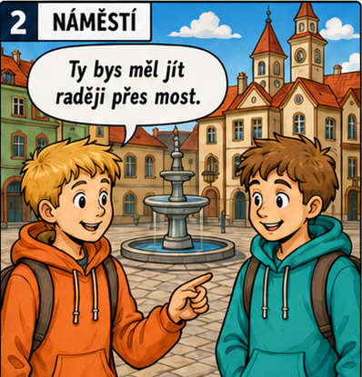 Komiksový panel 2