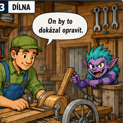 Komiksový panel 3