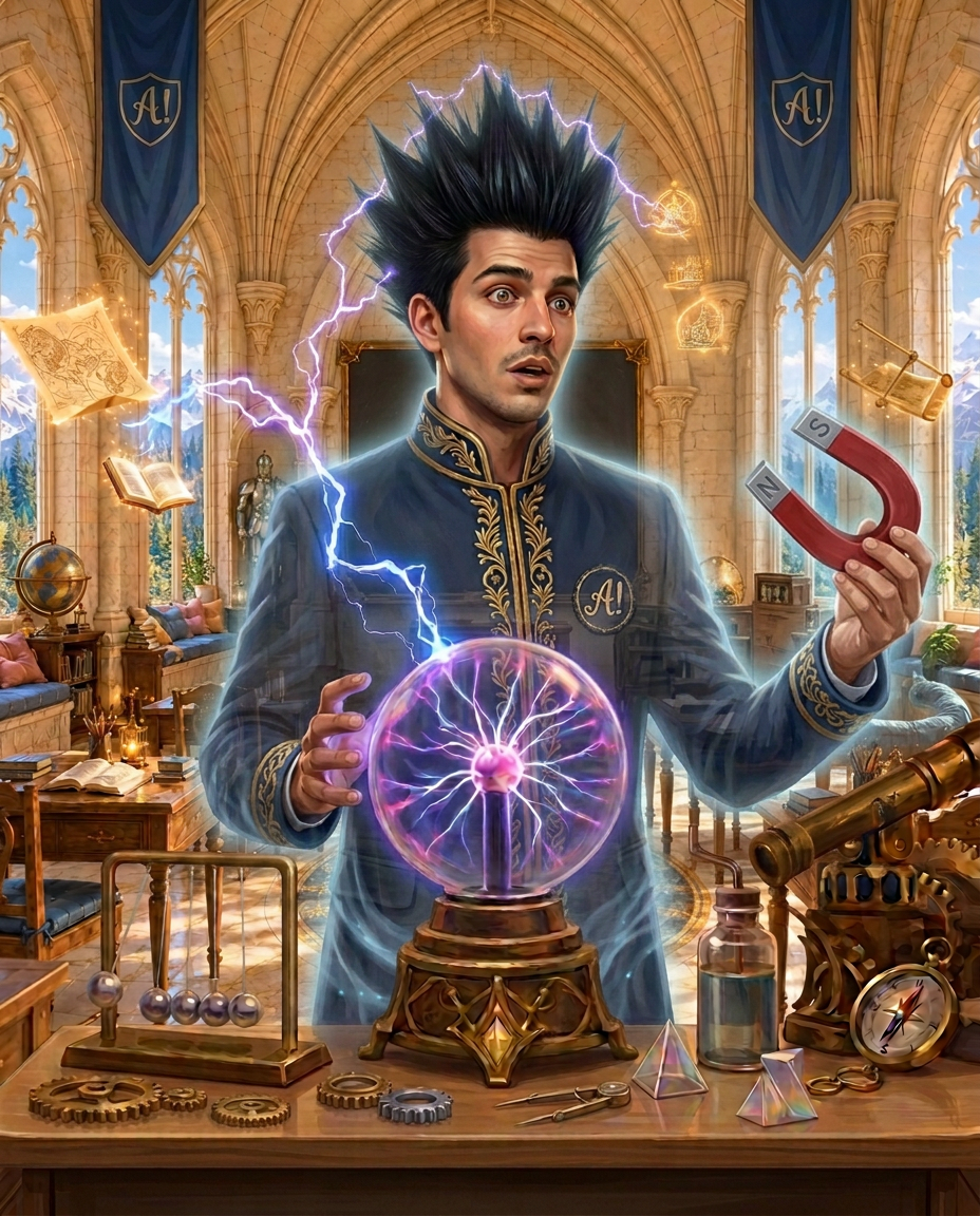 Profesor Jiskron — fyzika