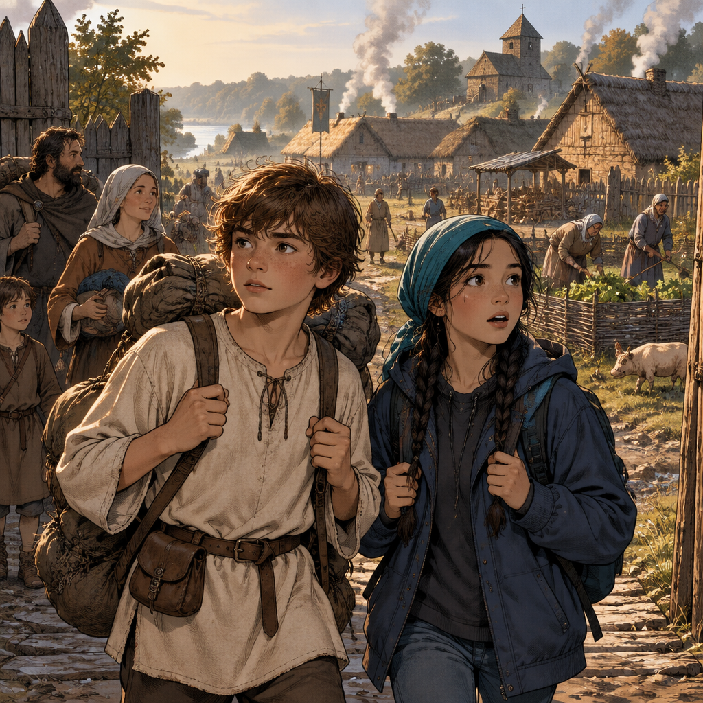 Dorazili jsme — ilustrace komiksu